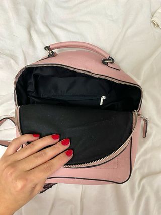 Mochila rosa pequeña