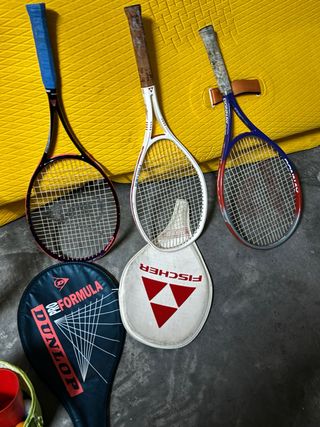 Lote de 3 raquetas de tenis