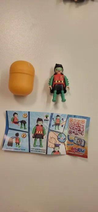 Sorpresa Kinder Playmobil DC Robin