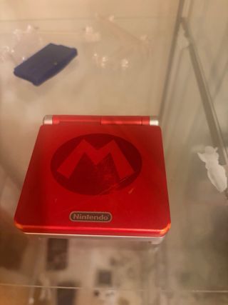 Game Boy Advance SP Rojo/Plateado