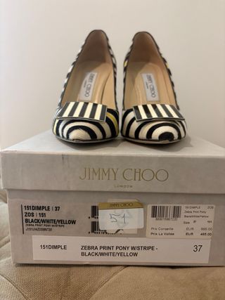 Zapatos Jimmy Choo Talla 37 Rayas