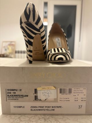 Zapatos Jimmy Choo Talla 37 Rayas