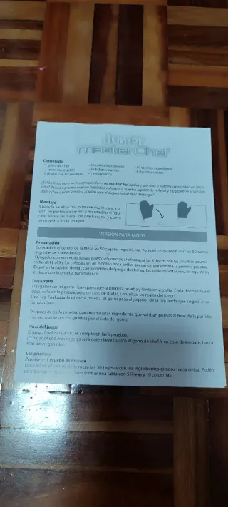 Juego Masterchef Junior Clementoni