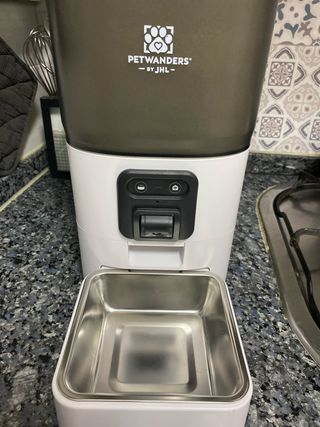 Comedero automático con cámara para mascotas