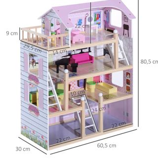 Casa de muñecas de madera