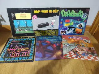 Lote 6 Vinilos: Mahler, De Película, Vaselina