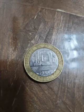 Moneda 10 Francos 1988