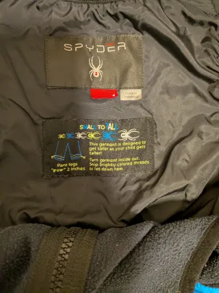 Peto de esquí infantil Spyder talla 4