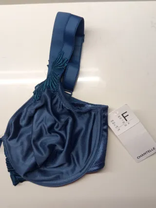 Sujetador Chantelle Hedona 85F Azul, sin estrenar.