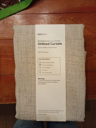 Cortinas PEP HOME sin forro