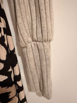 Vestido largo estampado con cinturón