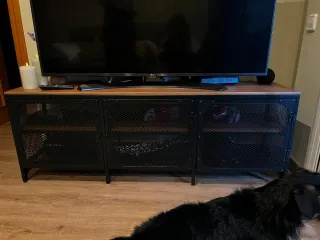 Mueble TV FJÄLLBO Negro/Marrón