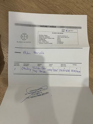 Vestido de Novia Blanco