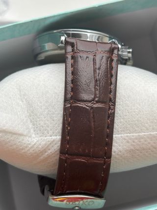 Relógio Seiko Masculino Verde e Castanho