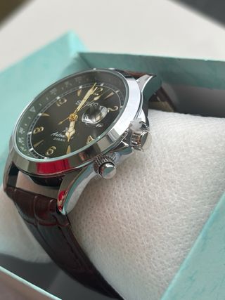 Relógio Seiko Masculino Verde e Castanho