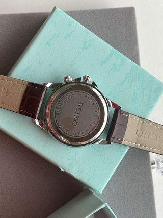 Relógio Seiko Masculino Verde e Castanho