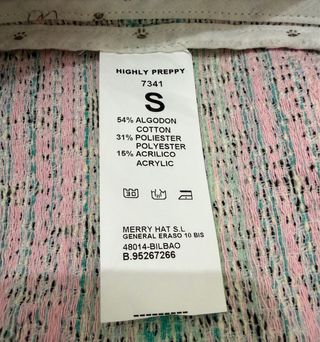 Vestido Highly Preppy con etiqueta