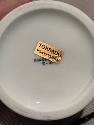 Cenicero Sargadelos Azul y Blanco