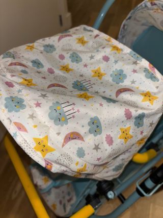 Carrito de muñecas doble