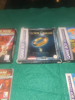 Cajas y manuales GBA
