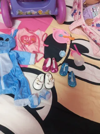 Muñeca Baby Born con Carro y Capazo