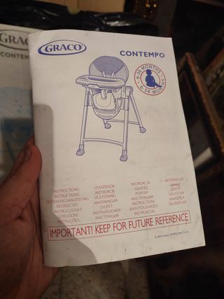 Trona de bebé, buen estado, nueva 100 eu