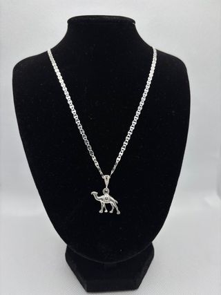 Cadena Plata 925 Dije Camello