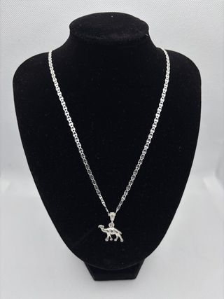Cadena Plata 925 Dije Camello