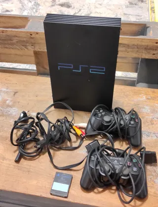 Pack PlayStation 2 Sony Negro