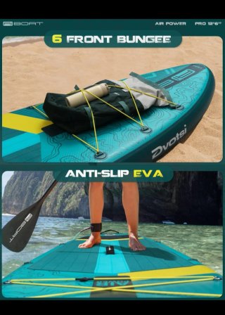 Paddle Surf 380cm + kayak + todos los accesorios