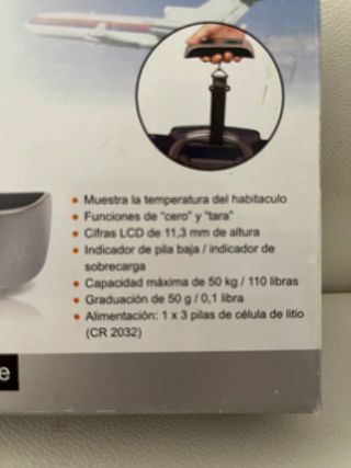 Báscula digital para equipaje SENSA hasta 50 kg