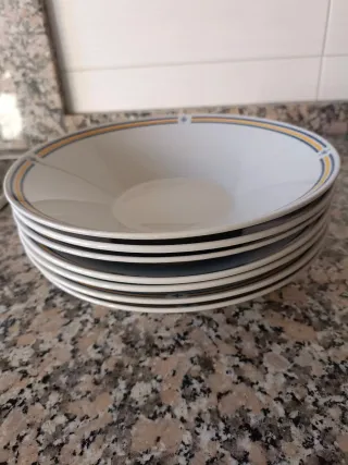 7 Piatti Profondi in Porcellana BAVARIA COLLECTION