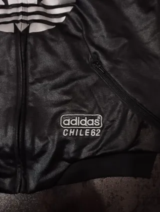 Giacca Adidas lucida donna S nero/rosso Chile62