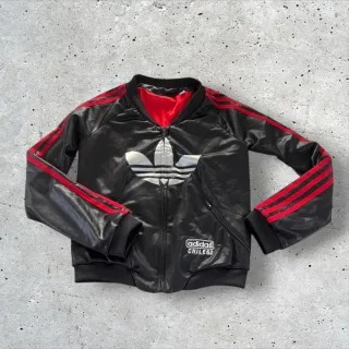 Giacca Adidas lucida donna S nero/rosso Chile62