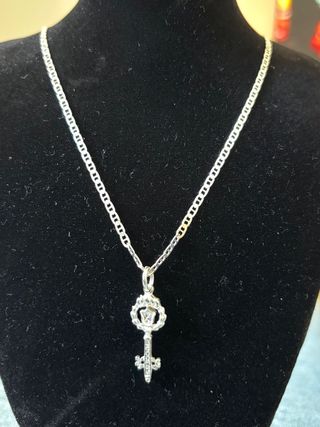 Cadena Plata 925 con Colgante Llave