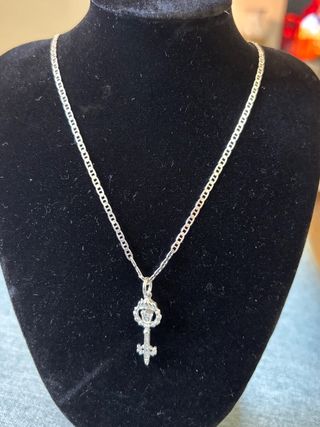 Cadena Plata 925 con Colgante Llave