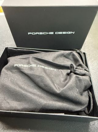 Cartera Tarjetero Porsche Design Piel Gris
