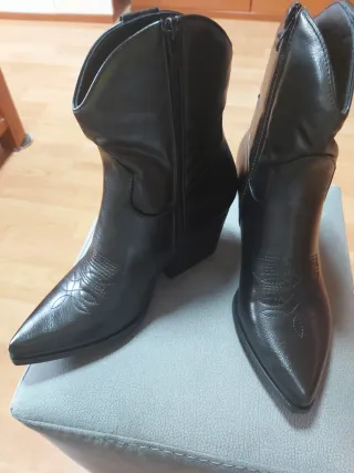 Botín Cowboy Negro