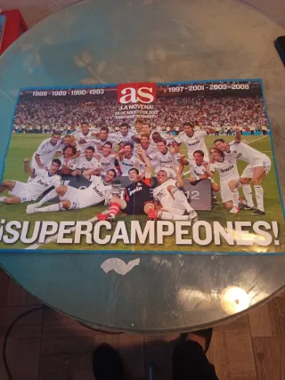 Póster Fútbol Real Madrid La Décima Champions
