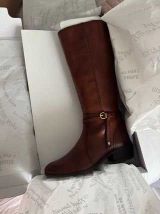 Botas de cuero marrones nuevas