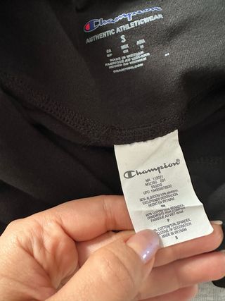 Leggings Champion Mujer Negros