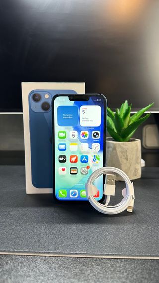 iPhone 13 Azul IMPOLUTO 100% SALUD DE BATERÍA
