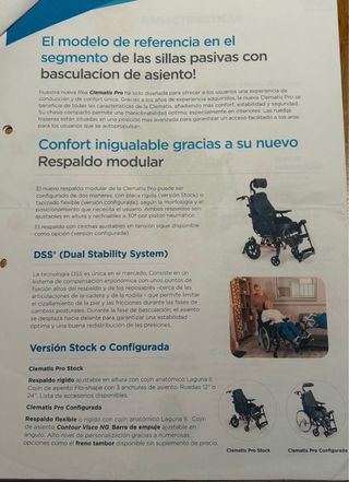 Silla de ruedas basculante