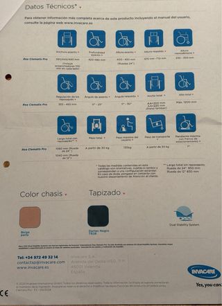 Silla de ruedas basculante