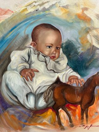 Quadro 50x50 olio su legno