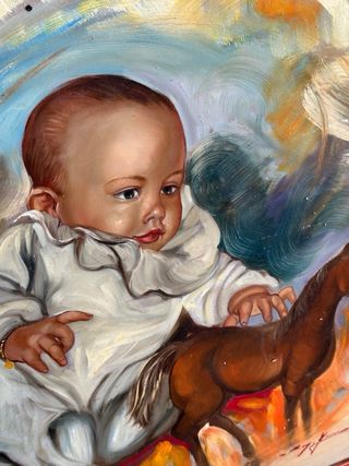 Quadro 50x50 olio su legno