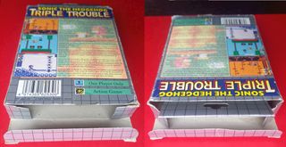 Sonic Triple Trouble Sega Game Gear Caja y Manual
