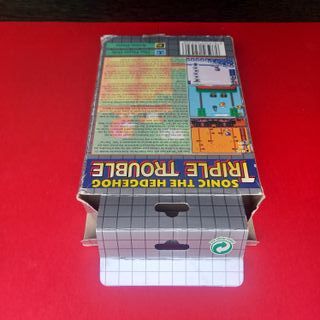 Sonic Triple Trouble Sega Game Gear Caja y Manual