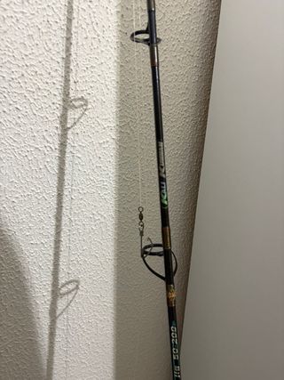 caña y carrete de pesca jigging