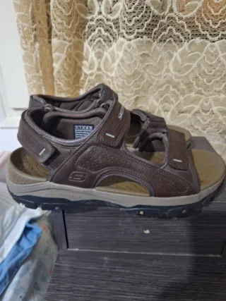 Chanclas Skechers Marrones Hombre